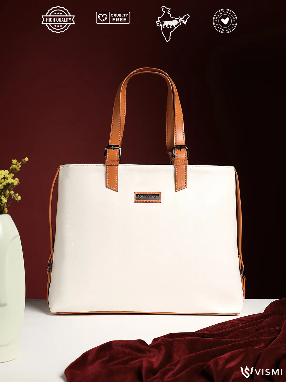 Timeless Classic Work Tote Bag - White