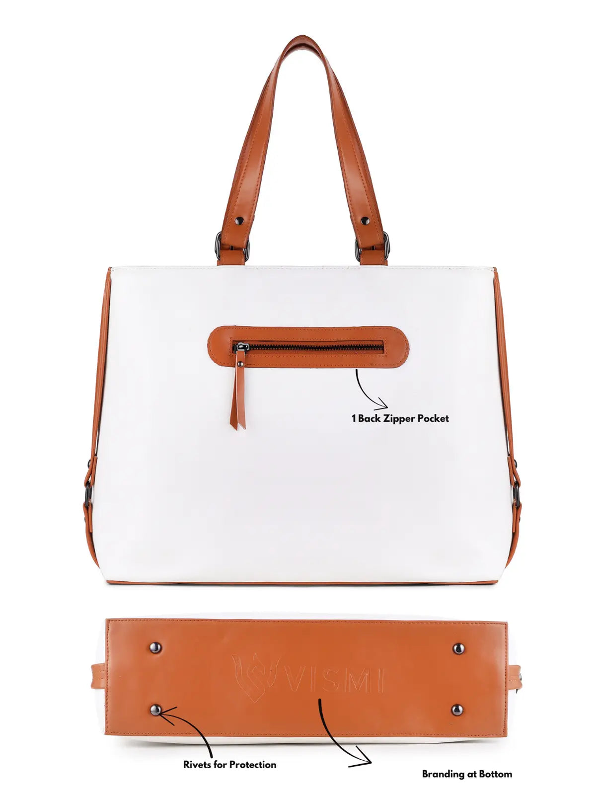 Timeless Classic Work Tote Bag - White