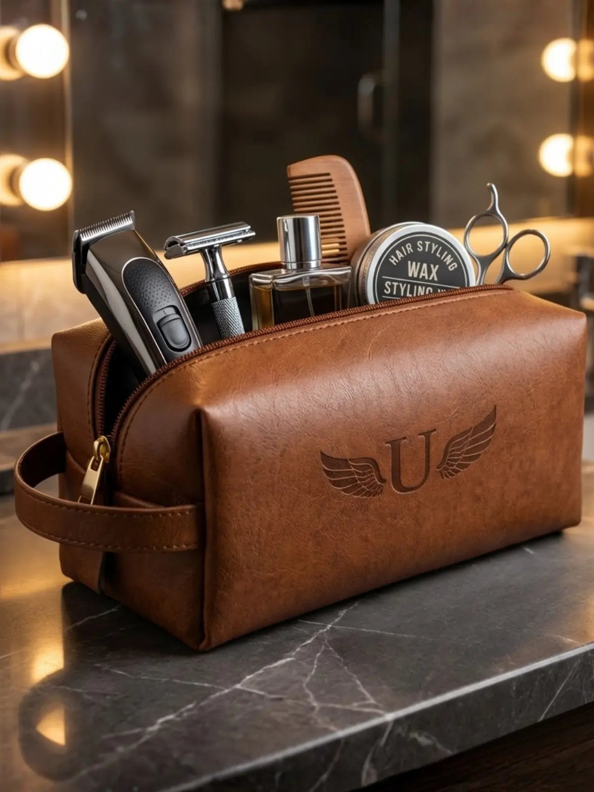 Formé Travel Pouch - Tan