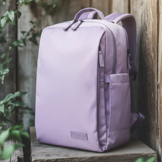 Everyday Essentials Lavender Travel Laptop Backpack – stylish office and college bag