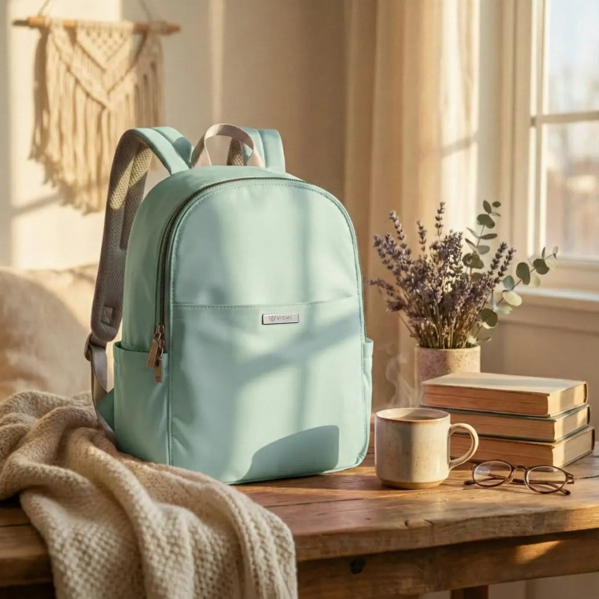 Everyday Essentials Women Backpack - Turquoise