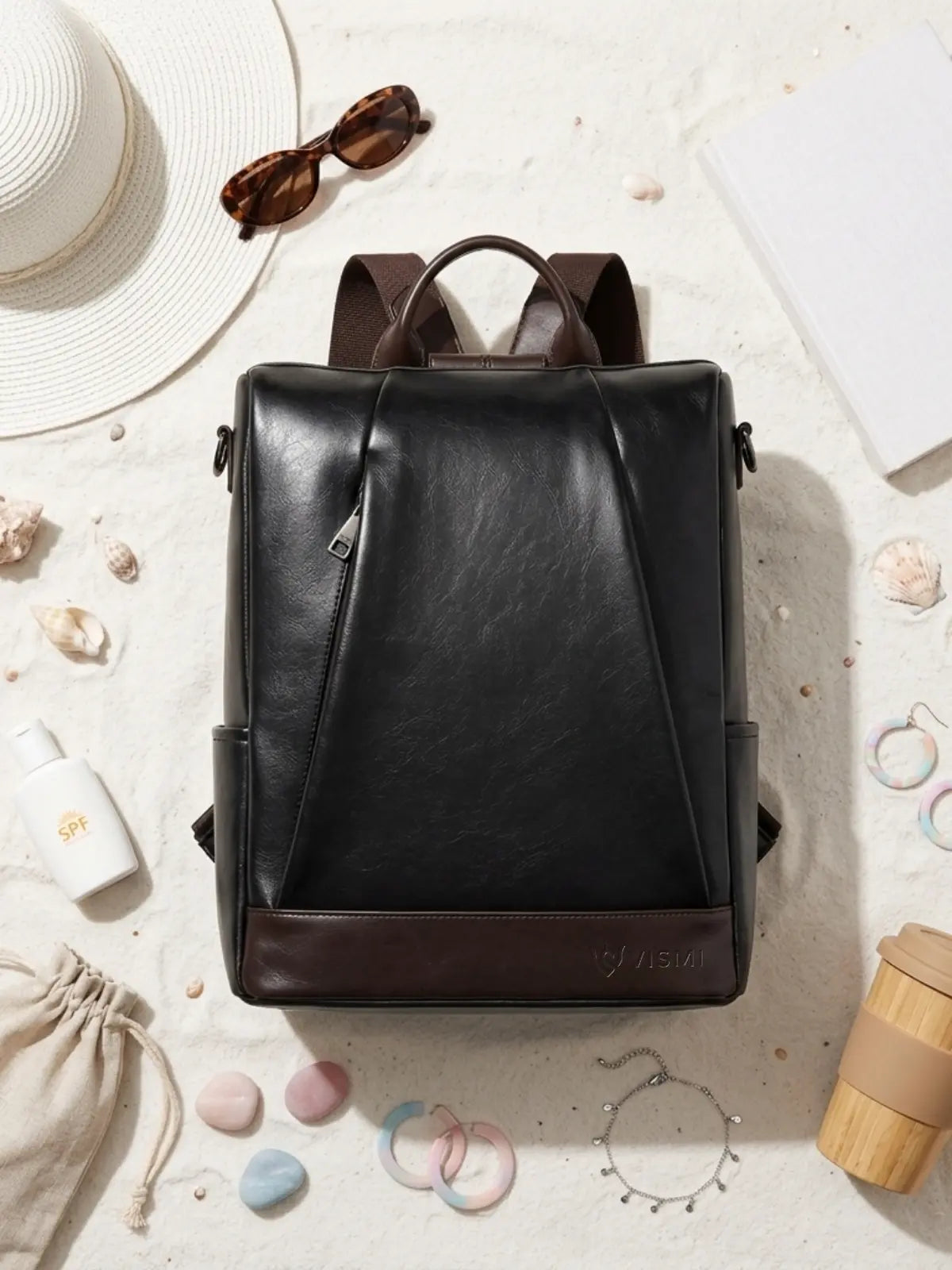 Timeless Kiara Women Backpack Handbag - Black