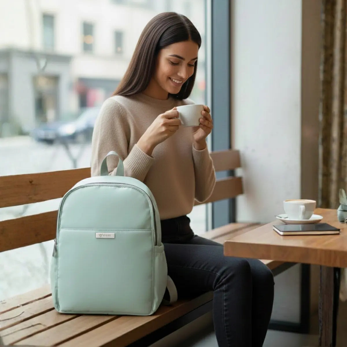 Everyday Essentials Women Backpack - Turquoise