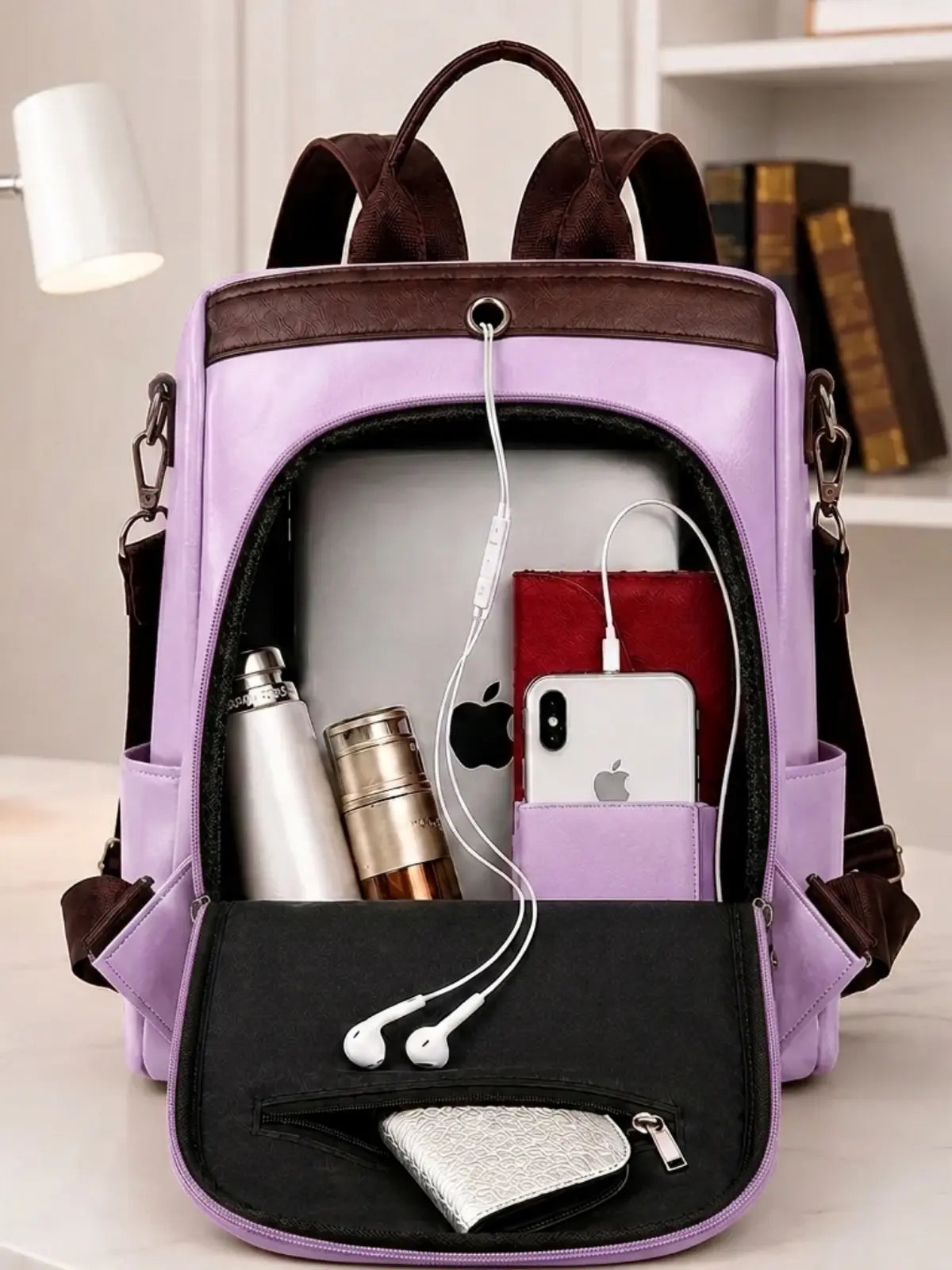 Timeless Kiara Backpack Handbag - Lavender
