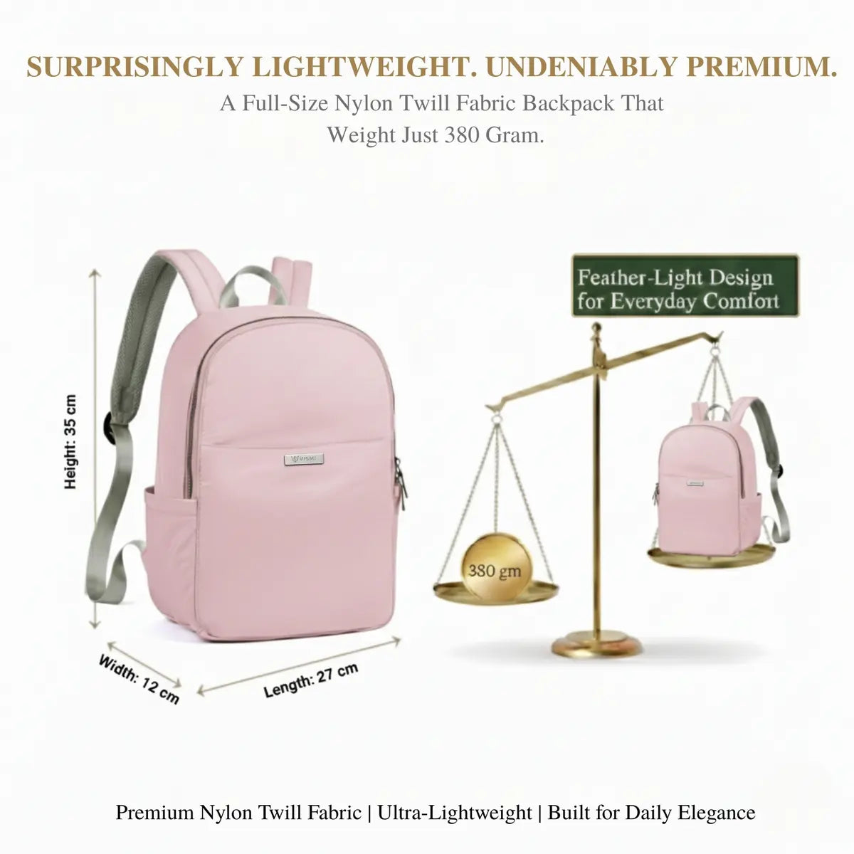 Everyday Essentials Women Backpack - Pink