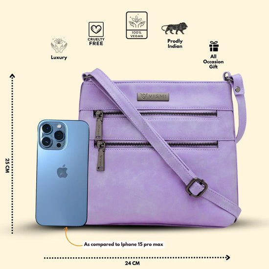 Timeless Versa Women's Sling Bag - Lavender