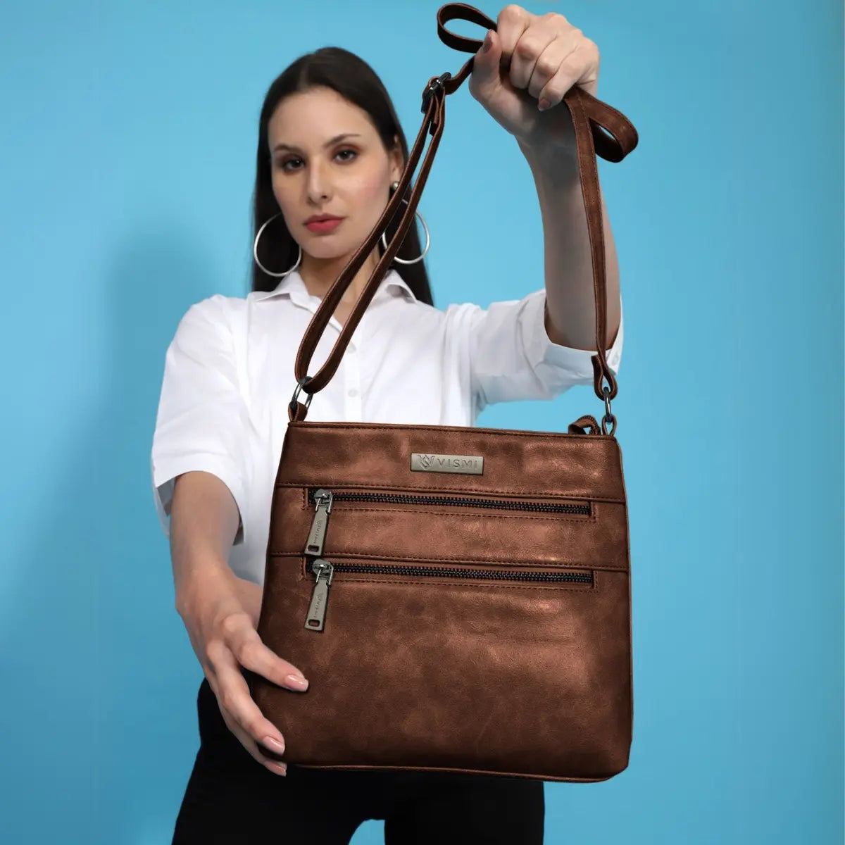 Timeless Versa Women's Sling Bag - Coffee Brown