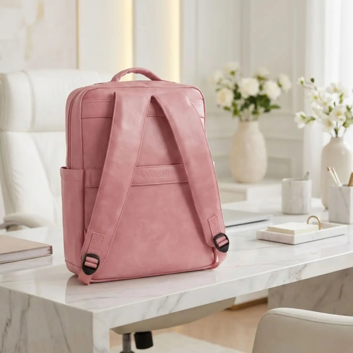Timeless Voyager Laptop Backpack - Blush Pink