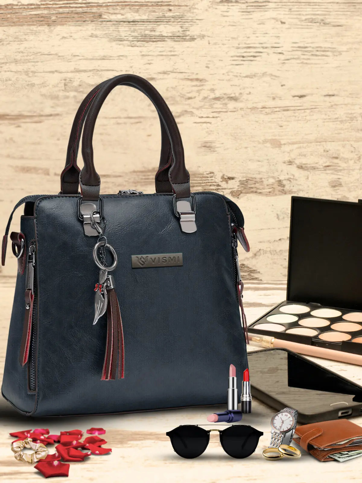 Timeless Elegance Satchel Handbag - Black