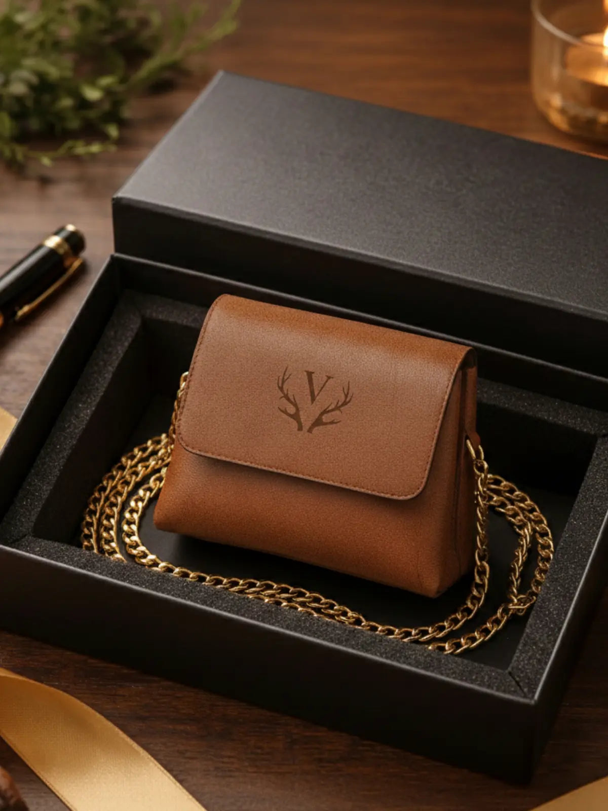 Formé Crossbody Handbag - Tan