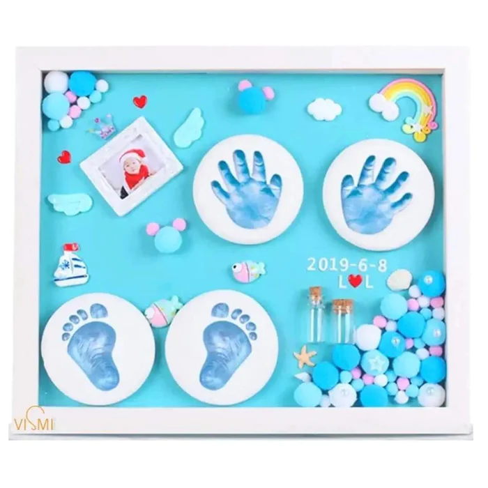 Capture Cherished Moments: Baby Clay Handprint and Footprint