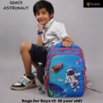 Customized Astronaut Space School Bags Backpacks for 5 to 9 Years Kids Boys Girls Gifts 16 inches