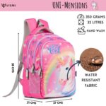 Customized Unicorn School Bags Backpacks for 5 to 9 Years Kids Boys Girls Gifts 16 inches