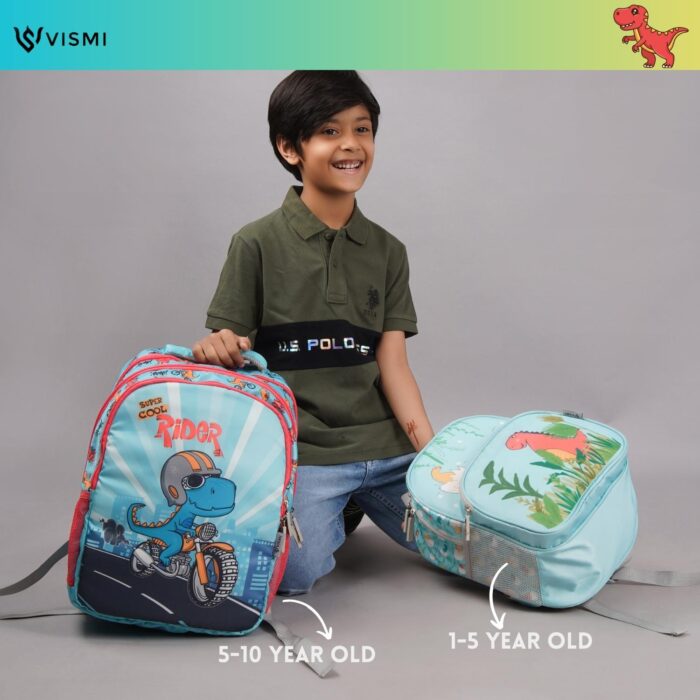 Customized Dinosaur School Bags Backpacks for 5 to 9 Years Kids Boys Girls Gifts 16 inches