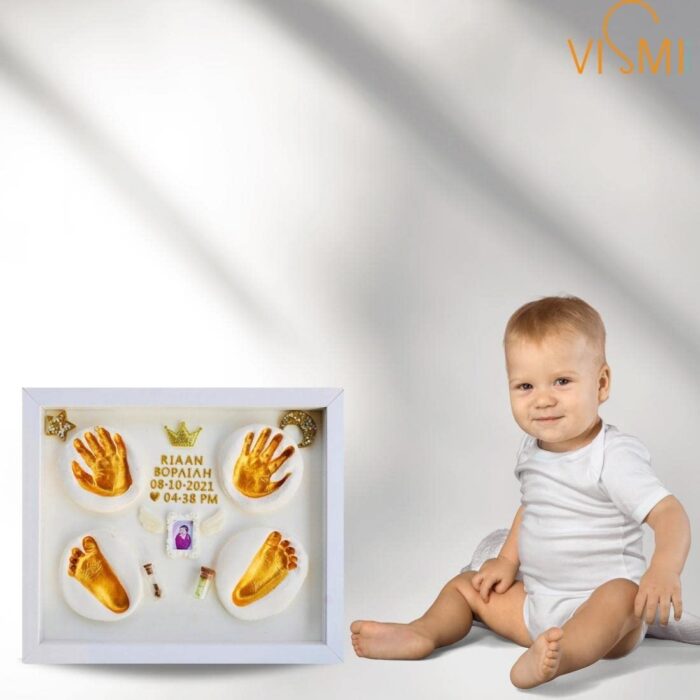 Baby Hand Print Footprint Imprint Kit Handprint Baby Mud And baby  footprints Souvenirs Baby Hand And Foot Mold Hundred Days Gift